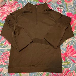 Pink Active By Victoria Secret 1/4 Zip Workout Long sleeve